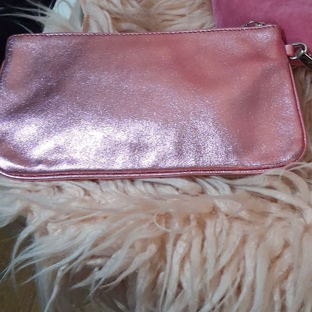 NWOT TIFFANY & CO  Pink Women's Reversible Suede And Pink Metallic Bag - Picture 12 of 13
